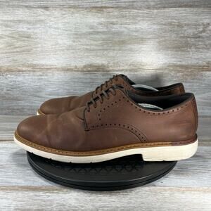 Cole Haan Men’s Go-To Plain Toe Dark Coffee Brown Oxfords Size 12 M
